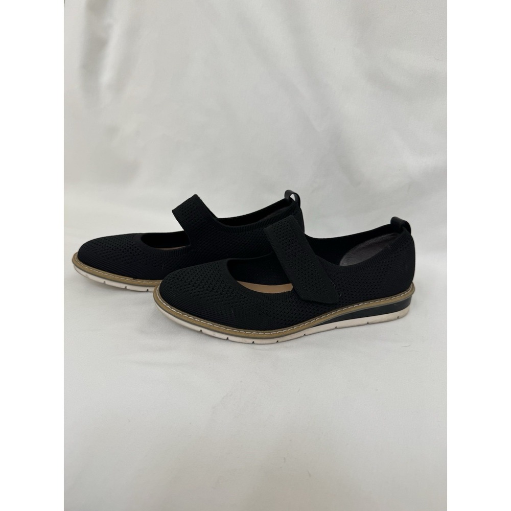 Mary Jane Flat Womens 9 Black Nordstrom Me Too - Picture 2 of 14